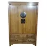 Armoire de mariage chinoise couleur bois naturel