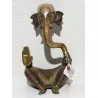 Ganesh stylisé en bronze - H:20cm