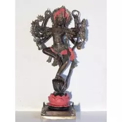 Nataraja 8 bras en bronze rose