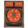 Meuble d'appoint chinois motifs papillons