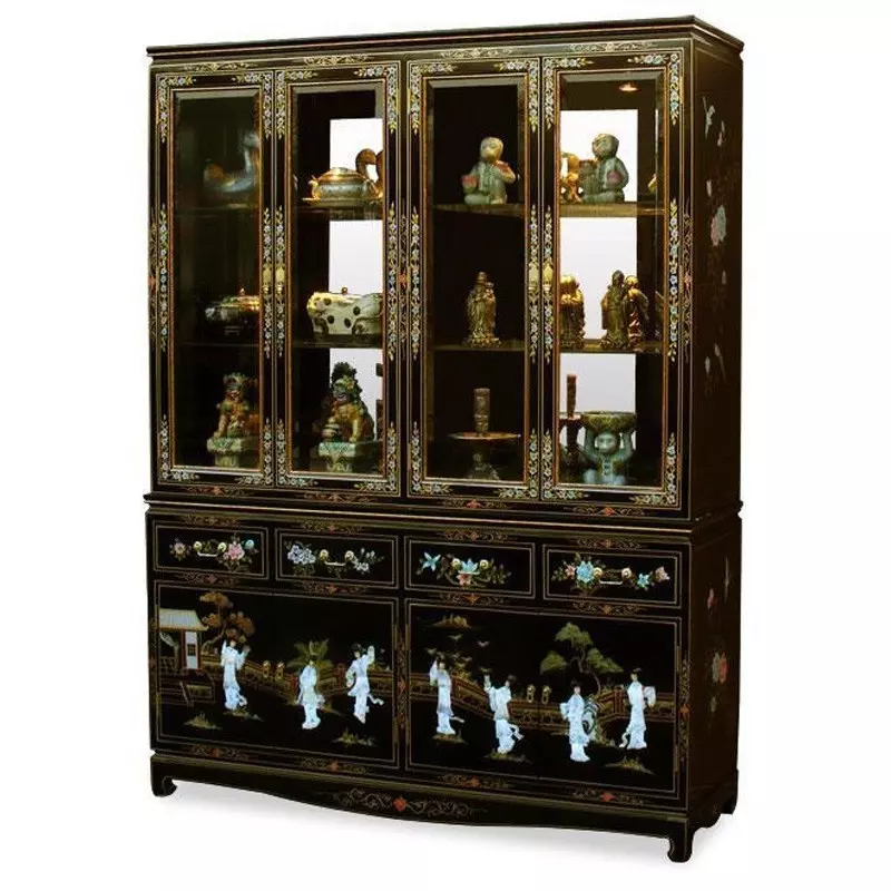 Vitrine meuble chinois