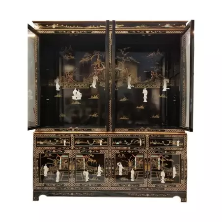 Vitrine meuble chinois