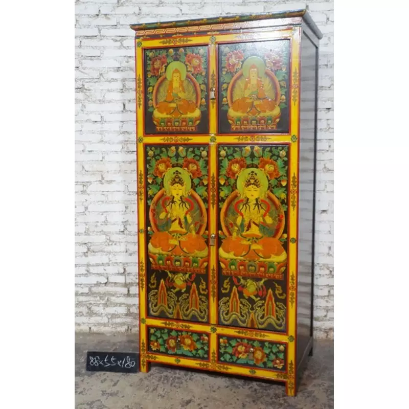 Armoire tibétaine de la rue sacrée Barkthor