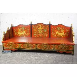 Sofa tibétain 250x90x105cm