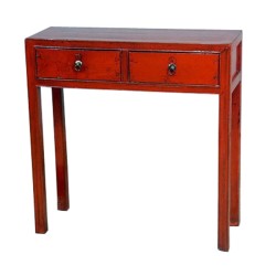 Console chinoise rouge