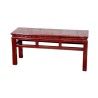 Banc rouge sang de boeuf 104cm