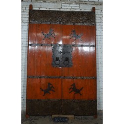 Portes chinoises anciennes 78x7x235x 2portes