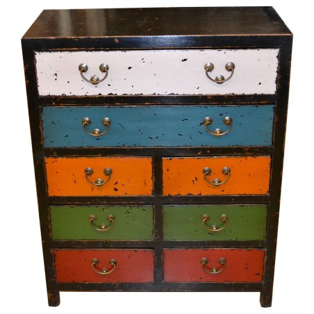 Commode chinoise de Pékin 8 tiroirs