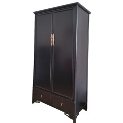 Armoire chinoise oblique noire