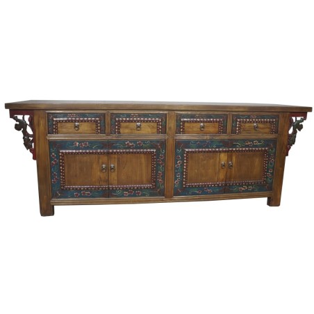 Grand buffet chinois sculpté 2M20