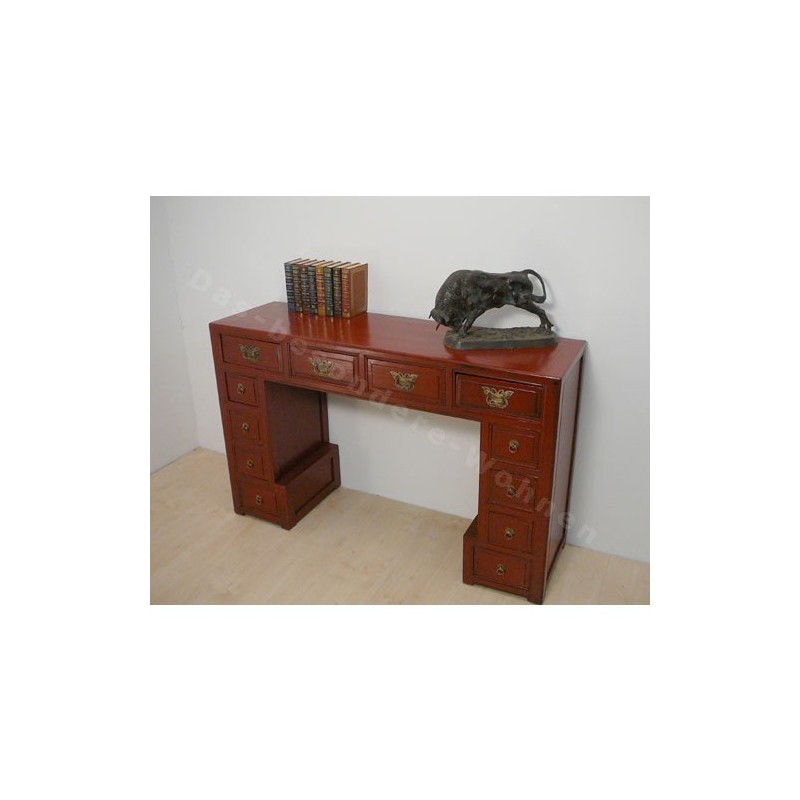 Console chinoise rouge