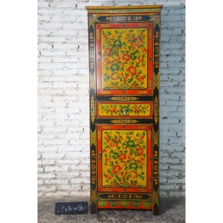 Armoire tibétaine - L65xP40xH180cm