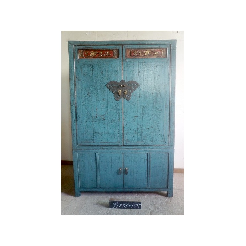 Armoire vietnamienne bleue