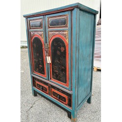 Armoire vietnamienne bleue