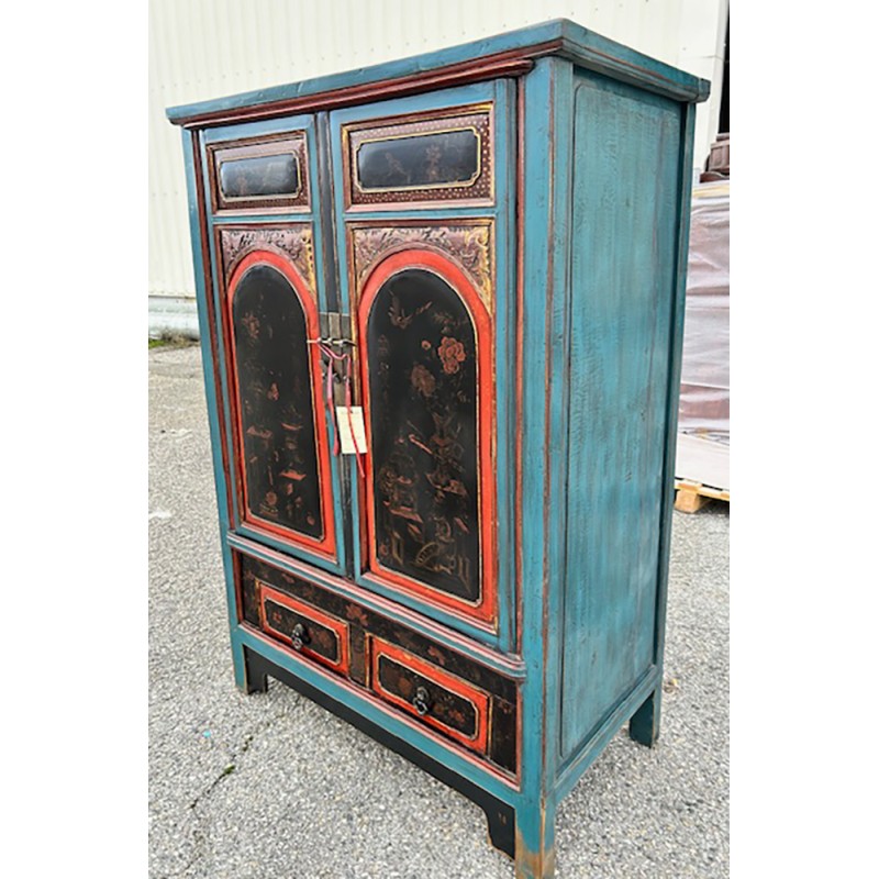 Armoire vietnamienne bleue