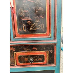 Armoire vietnamienne bleue