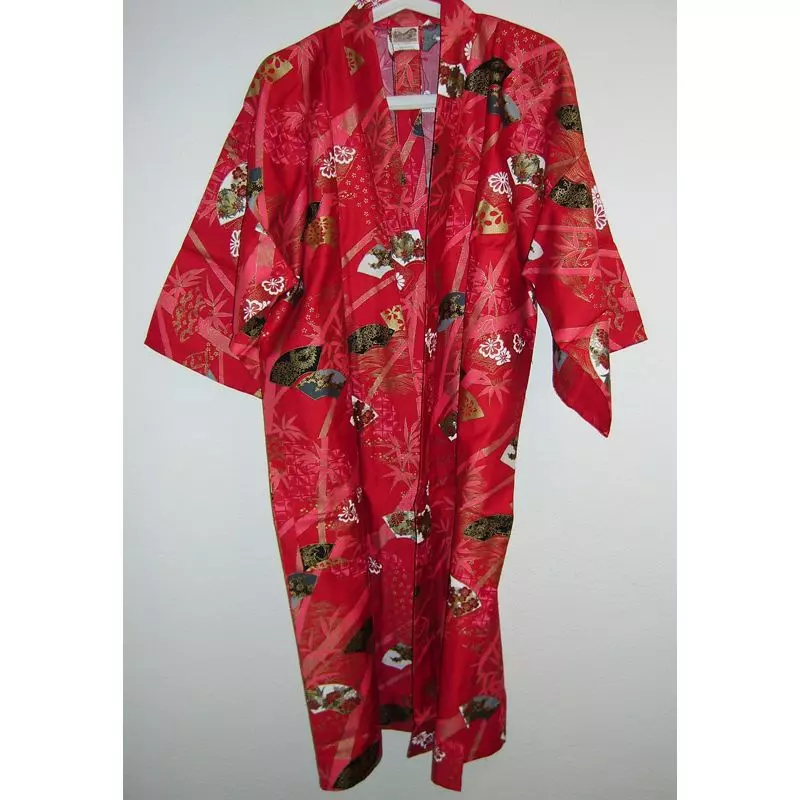 Happy kimono japonais rouge