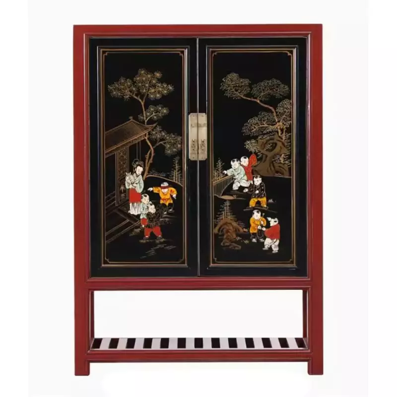 Armoire chinoise des jeux d'enfants