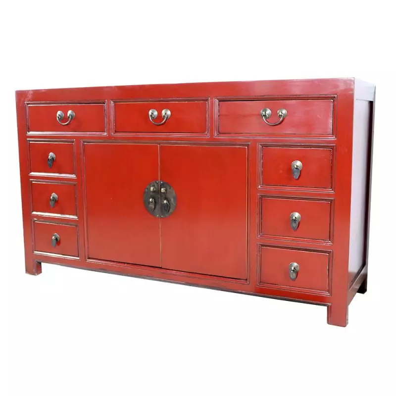 Buffet chinois rouge - ARRIVAGE MAI 2024