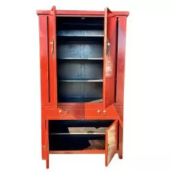 Armoire de mariage chinoiserouge sang de boeuf