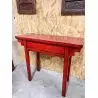 Console chinoise ancienne rouge