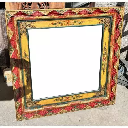 Miroir tibétain 90x90