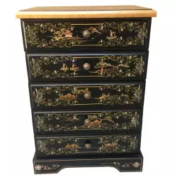 Commode chinoise laquée