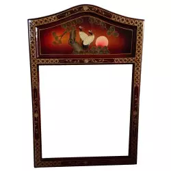 Miroir chinois  laqué