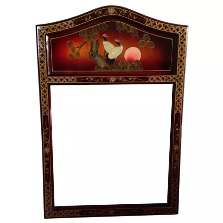 Miroir chinois  laqué