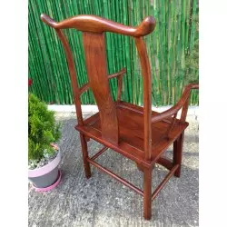 Fauteuil chinois en orme