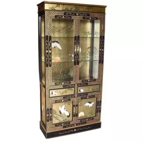 Vitrine chinoise laquée