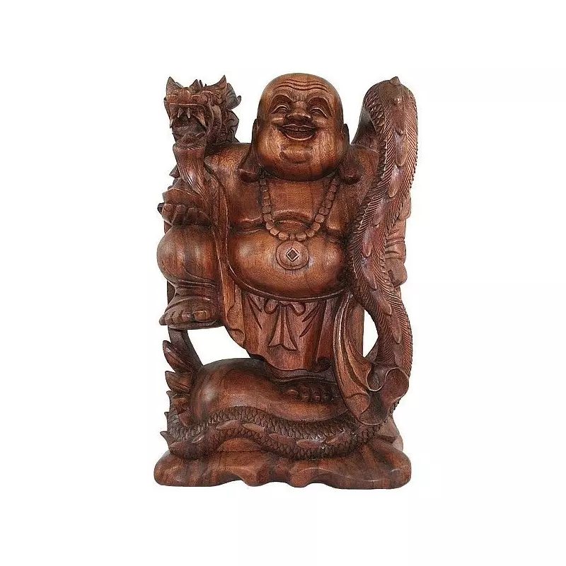 Statue bouddha dragon