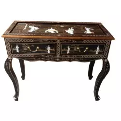 Desk lacquered chinese with...