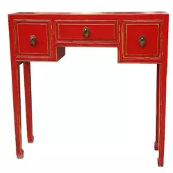 Console chinoise rouge 3...
