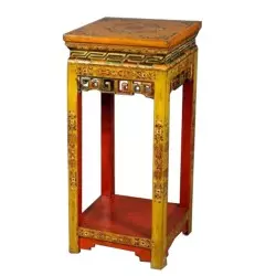 Console tibétaine jaune