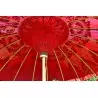 Parasol balinais rouge