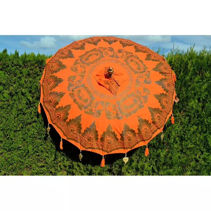 Parasol balinais orange