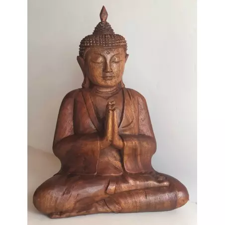 Statue Bouddha en position de méditation 40 cm