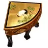 Table chinoise de salon et 4 tabourets nacre