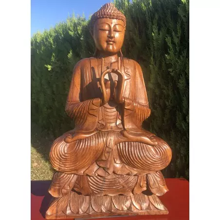 Statue bouddha mudra abhaya