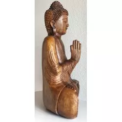 Statue Bouddha mudra de l'adoration