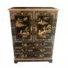 Armoire chinoise laque noire